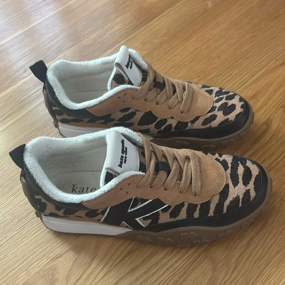 “K as in Kate” Kate spade ♠️ leopard calf hair sneakers